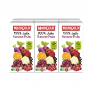 Marigold 100% Juice Summer Fruits, 6x200ml