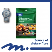 Tropical Fruits Cranberry and Nuts 100g