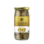 ILIADA GREEN PITTED OLIVES 370G